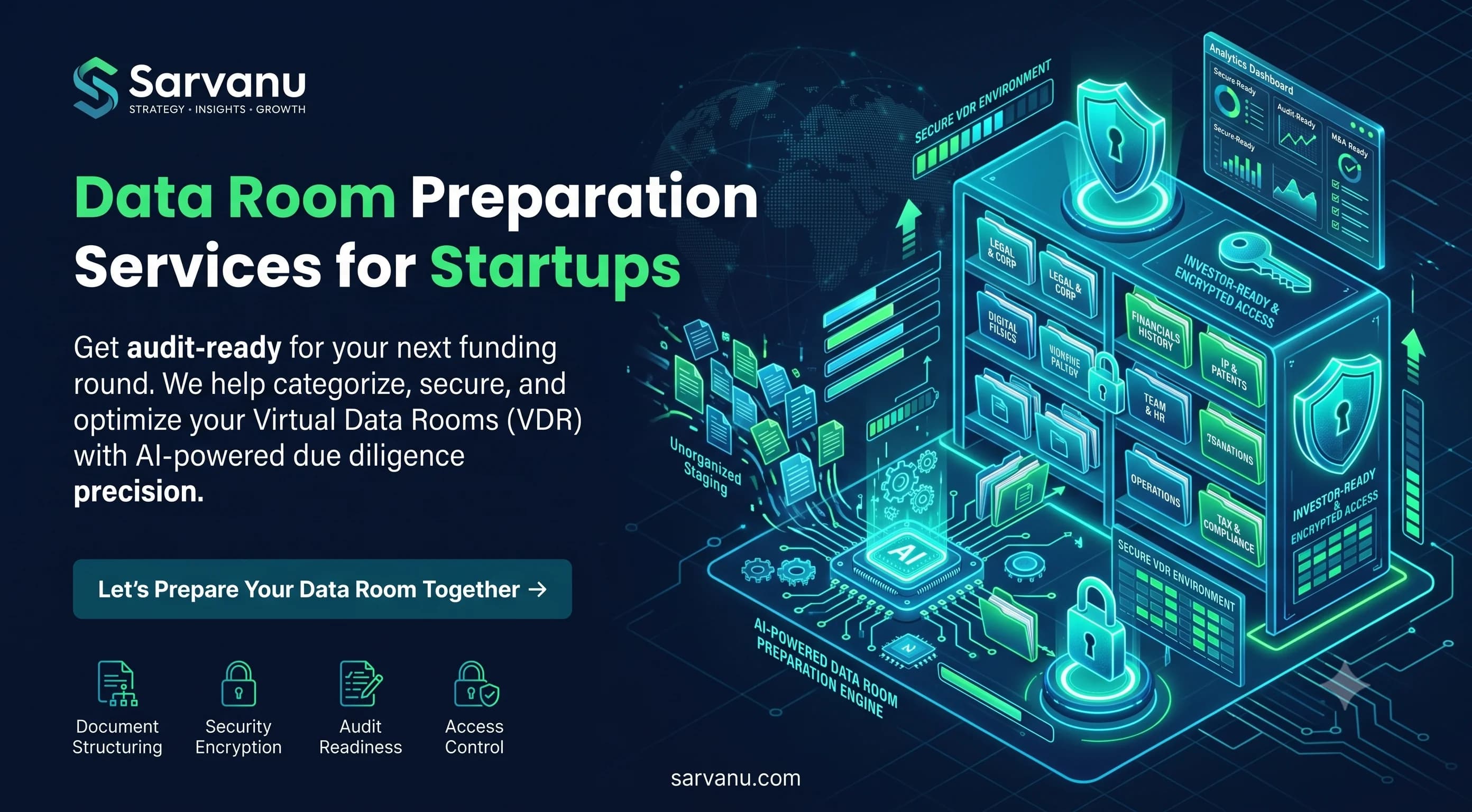 Streamlining Due Diligence: Why Startups Need Data Room Preparation Services