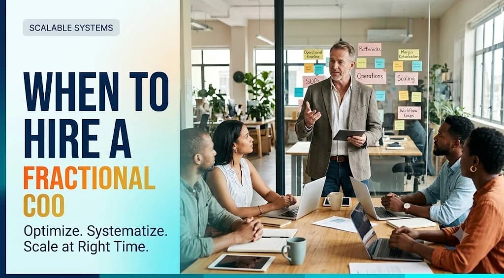 When to Hire a Fractional COO: Scaling Your Operational Architecture