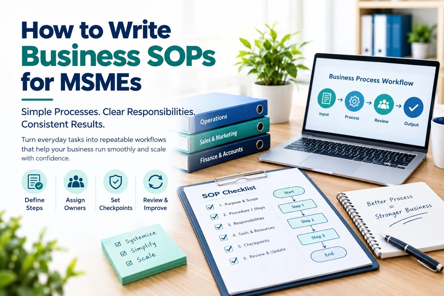 How to Write Business SOPs for MSMEs: A Step-by-Step Guide