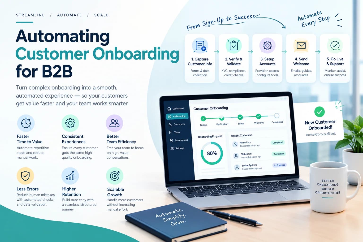 Engineering Efficiency: How to Automate B2B Customer Onboarding
